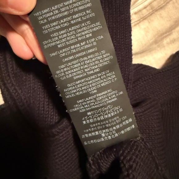 Saint Laurent Medium sweater black - Picture 10 of 10